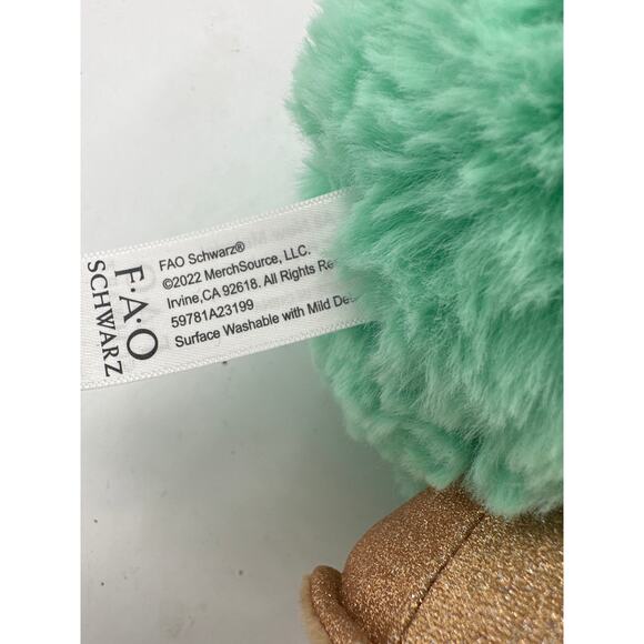 FAO Schwarz plush Christmas Tree green pastel Glow Brights lights music 13" - Picture 5 of 5